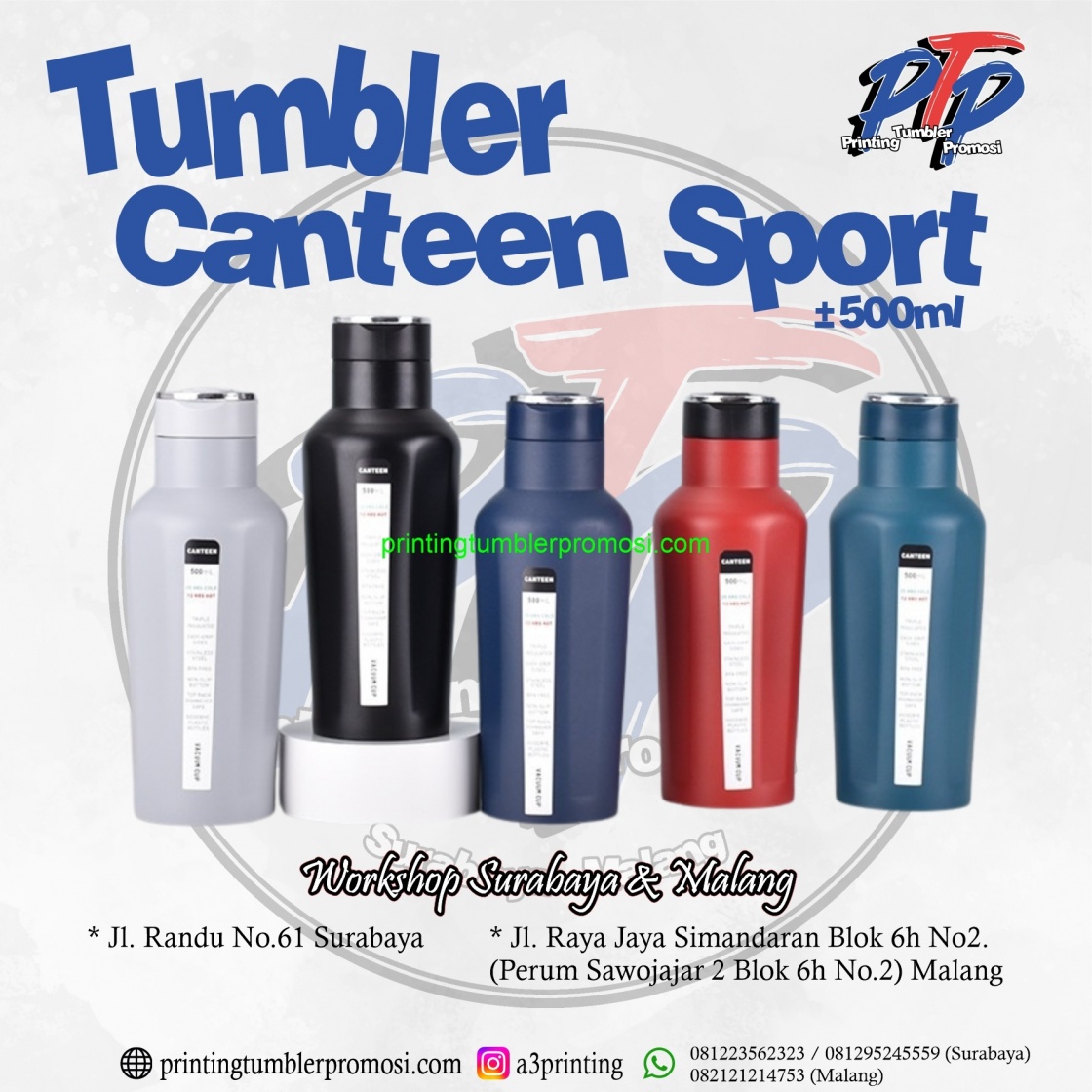 tumbler custom canteen sport